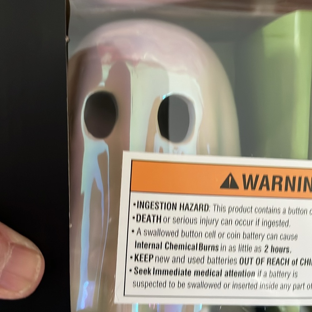 LED Ghost Decor Set - Pink, Yellow, Green goblins, and ghouls - Picture 5 of 8